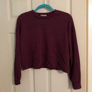 Cropped sweatshirt
